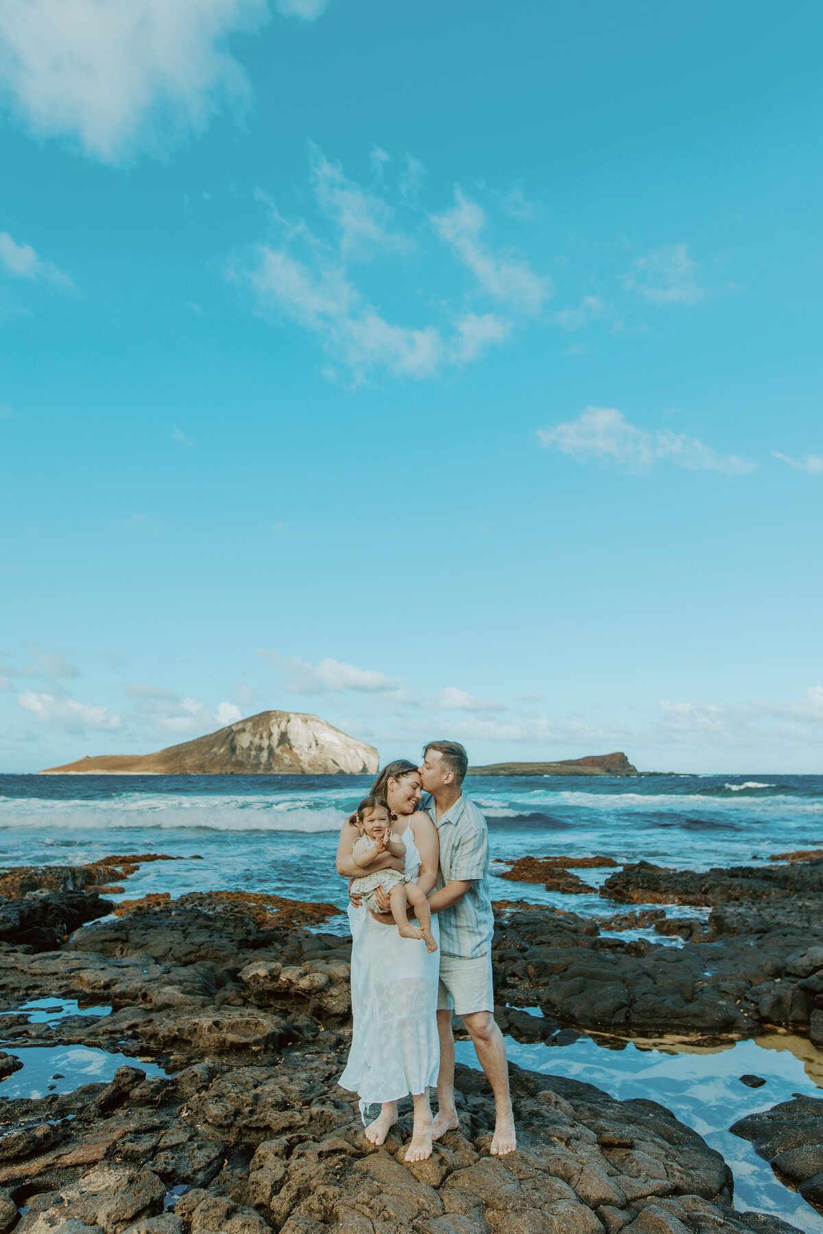 Family photos in Oahu Hawaii