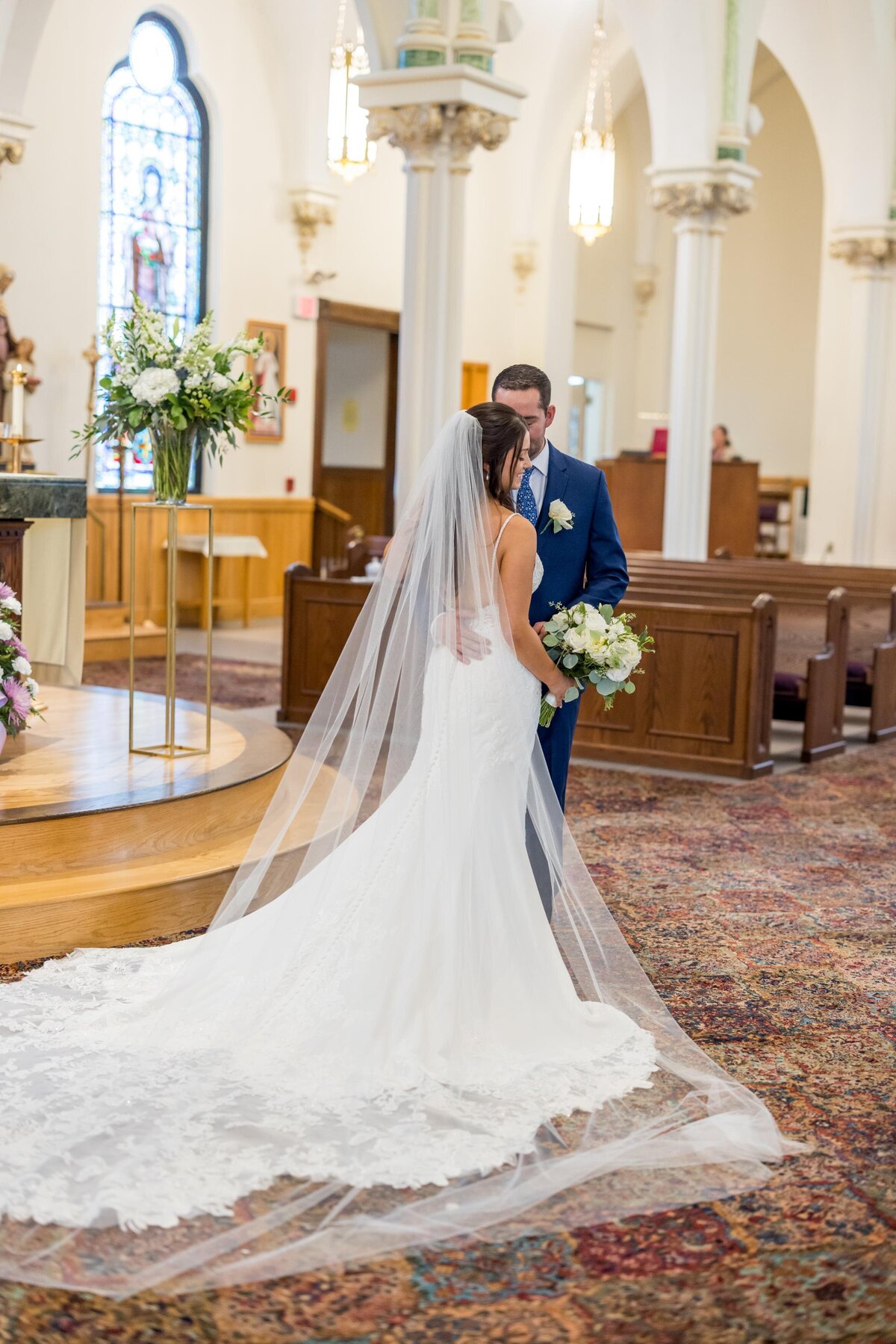 boston area catholic wedding ceremony 