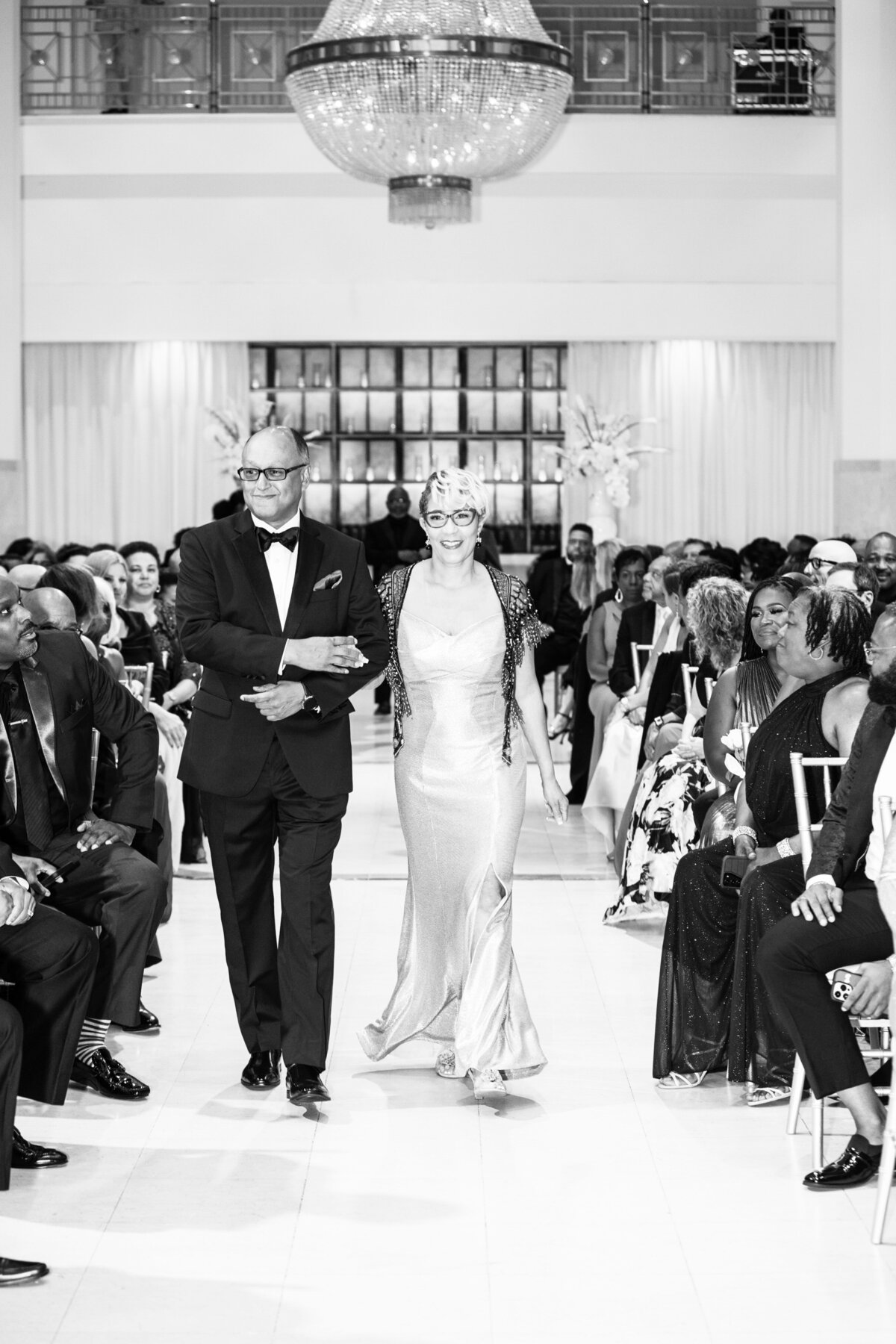southern-exchange-ballroom-atlanta-wedding-guest-processional-black-and-white