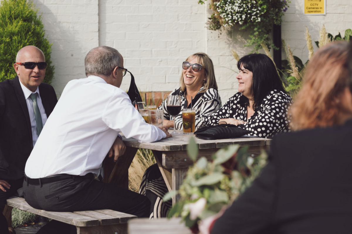 Weddings on the Terrace at the White Lion at Hankelow 1