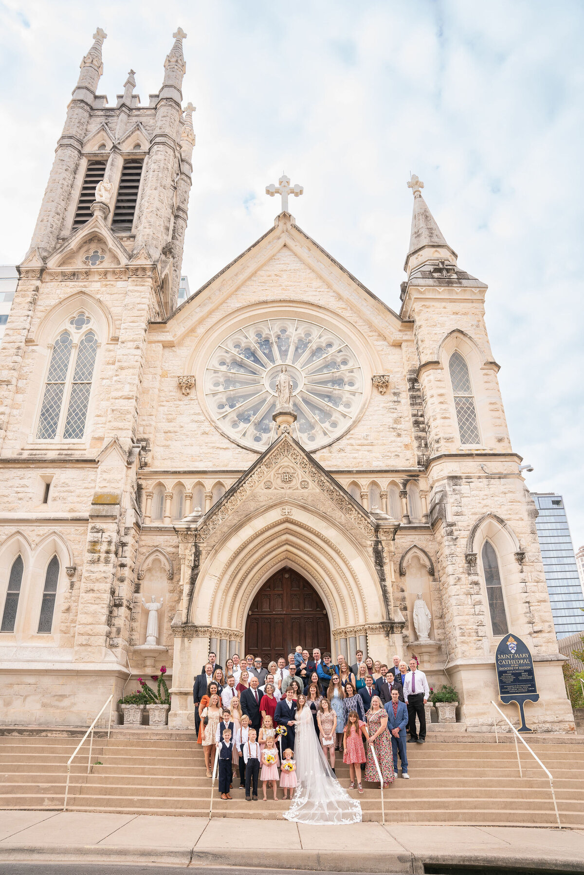 St Mary's Cathedral Wedding Austin Texas