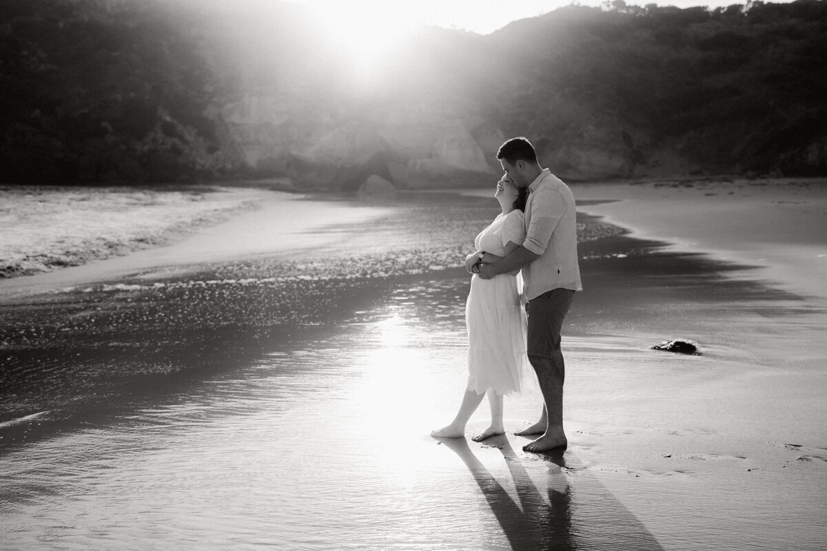 2024-02-27-Bree + Pat Beach Engagement Session Warrnambool Daisy + Pine-077