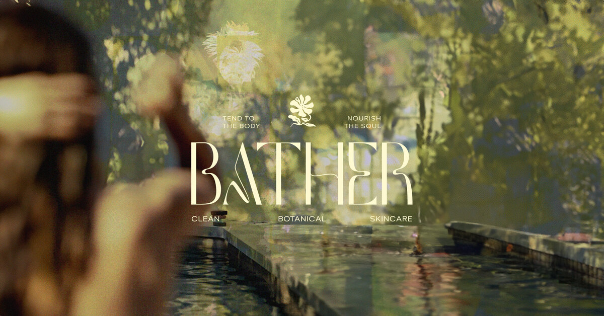 See Bather come alive with boho-inspired skincare branding and packaging designed to build loyalty and captivate your audience.