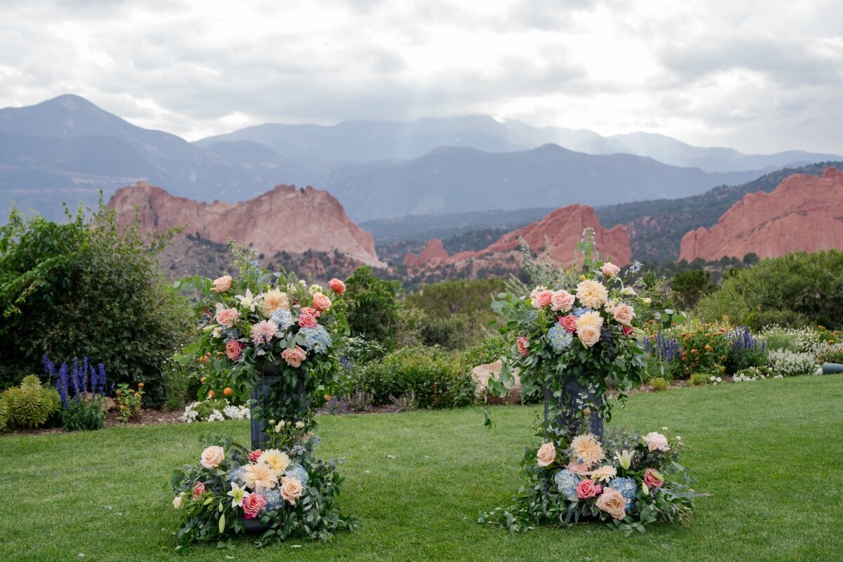 Reflection pool Garden of the Gods Resort