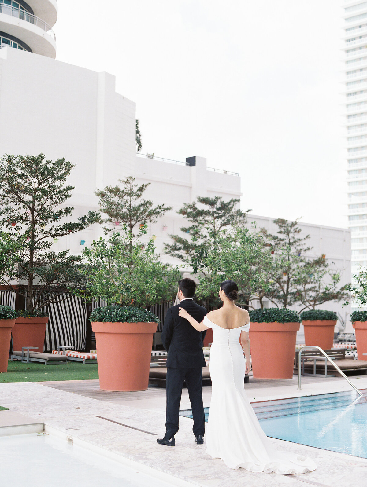 Modern Luxury Miami Wedding SLS Brickell-23