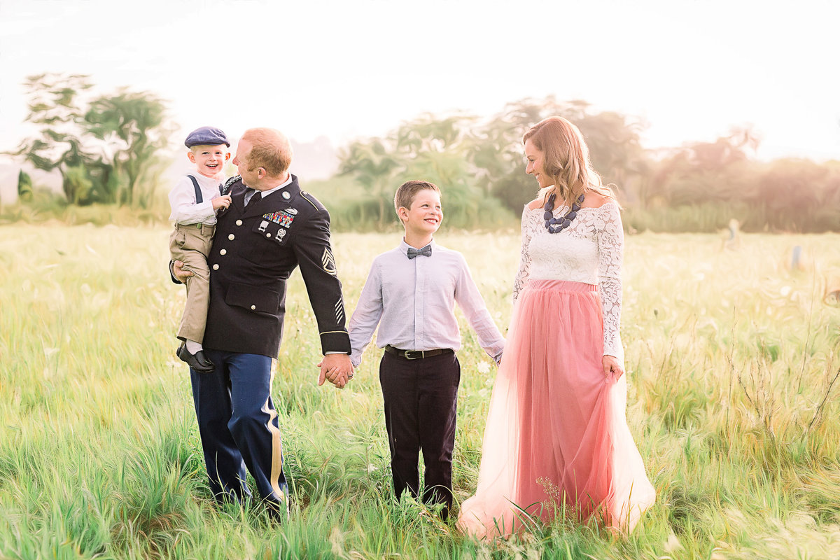 military family photography