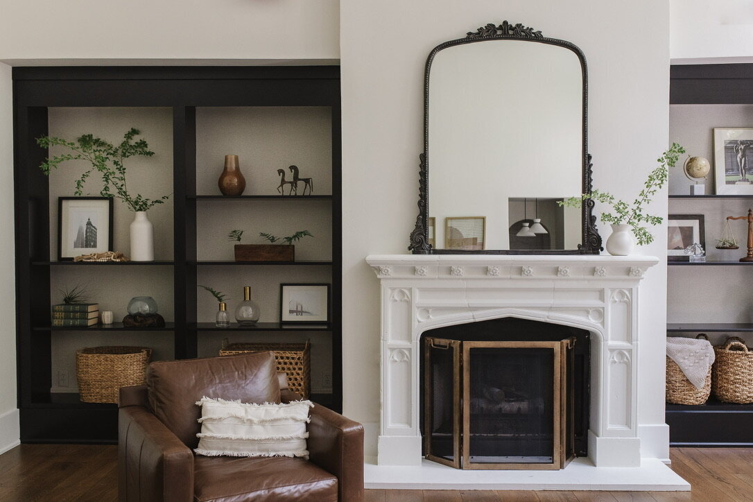 modern gothic revival living room