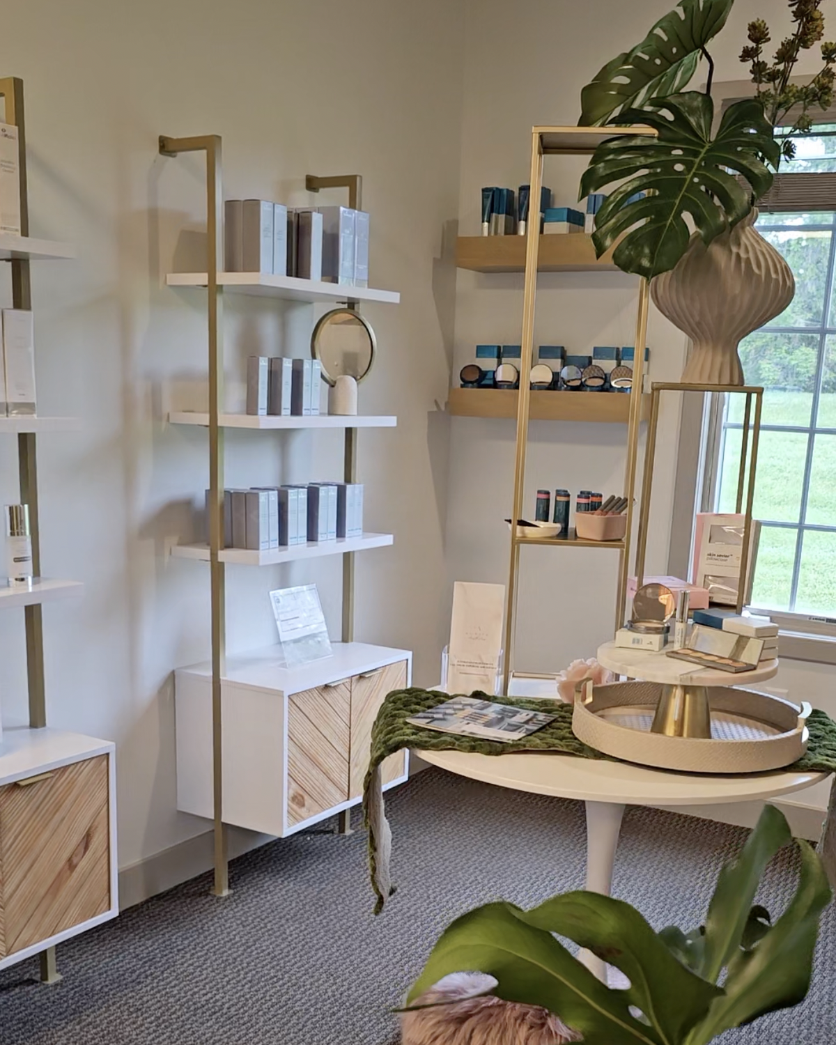 Welcoming med spa lobby Fort Wayne