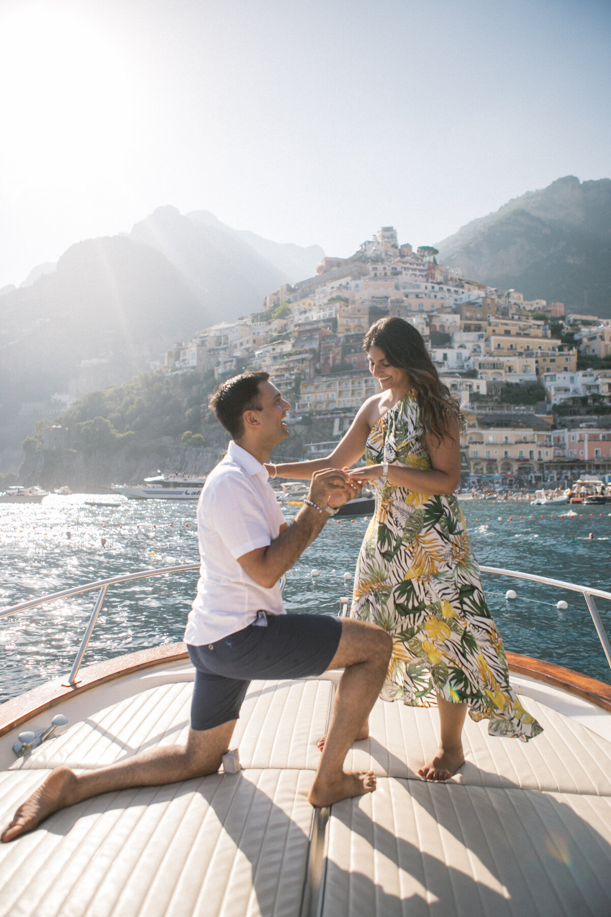 Suprise Proposal in Positano