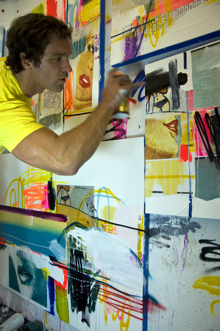 Brent Ray Fraser  Paints The Fifth Season in Silo 2010 - 01