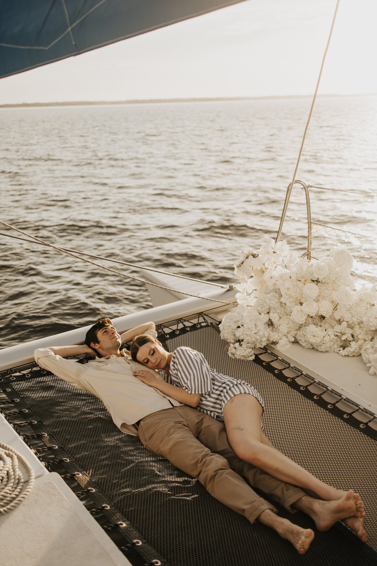South Carolina Sailboat Sunset Proposal Engagement Photos - Charleston Wedding Photographer_-20