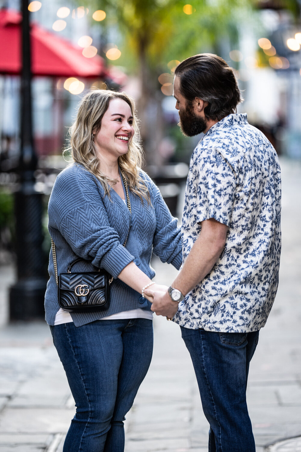 Marriage proposal in the French Quarter