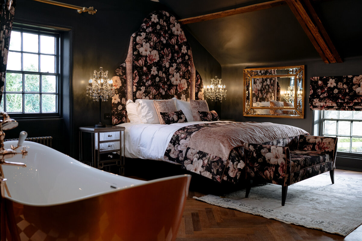 Luxury suite at Wharfedale Grange Farmhouse luxury wedding venue