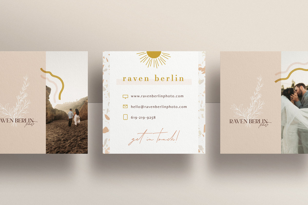 Raven Berlin Photo Business Card Mockup 3