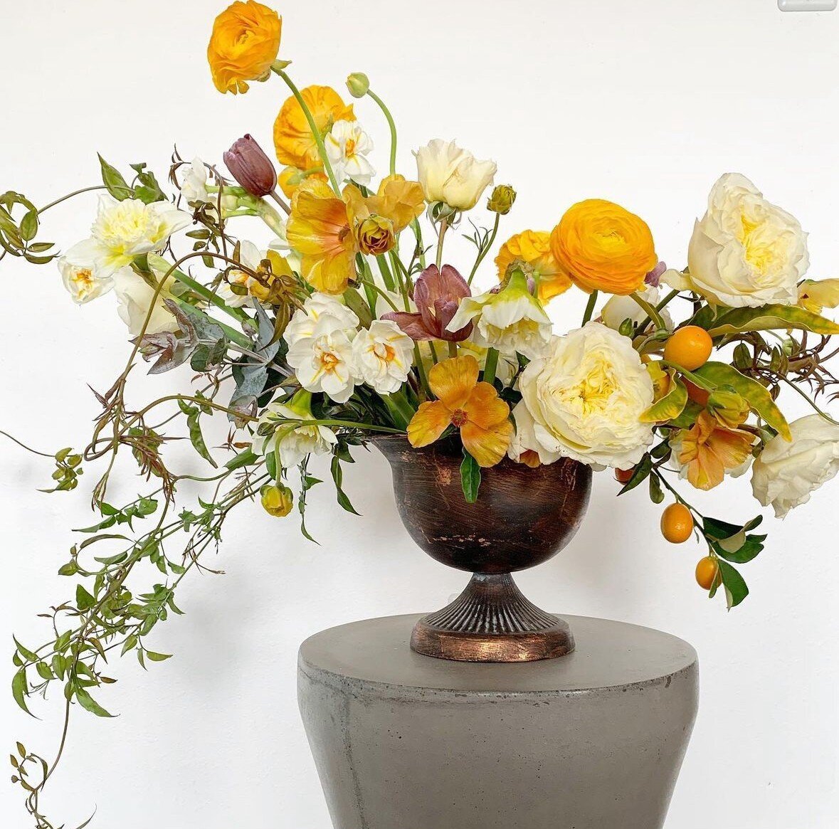 colorful statement arrangements