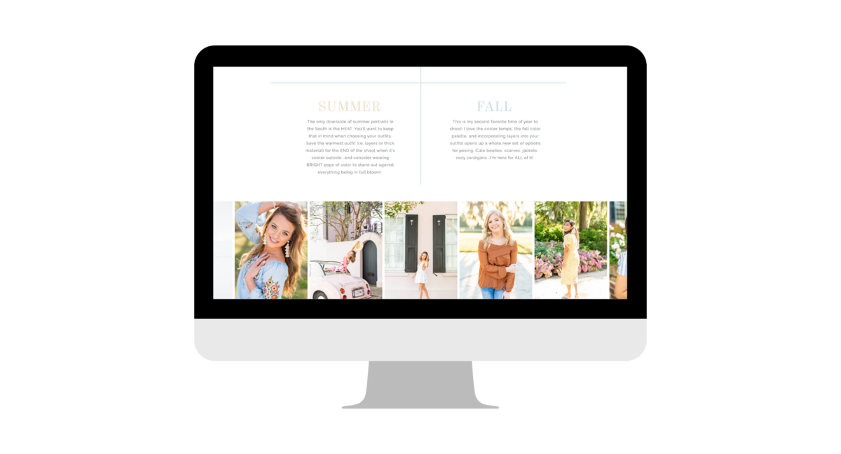 Showit Template 4