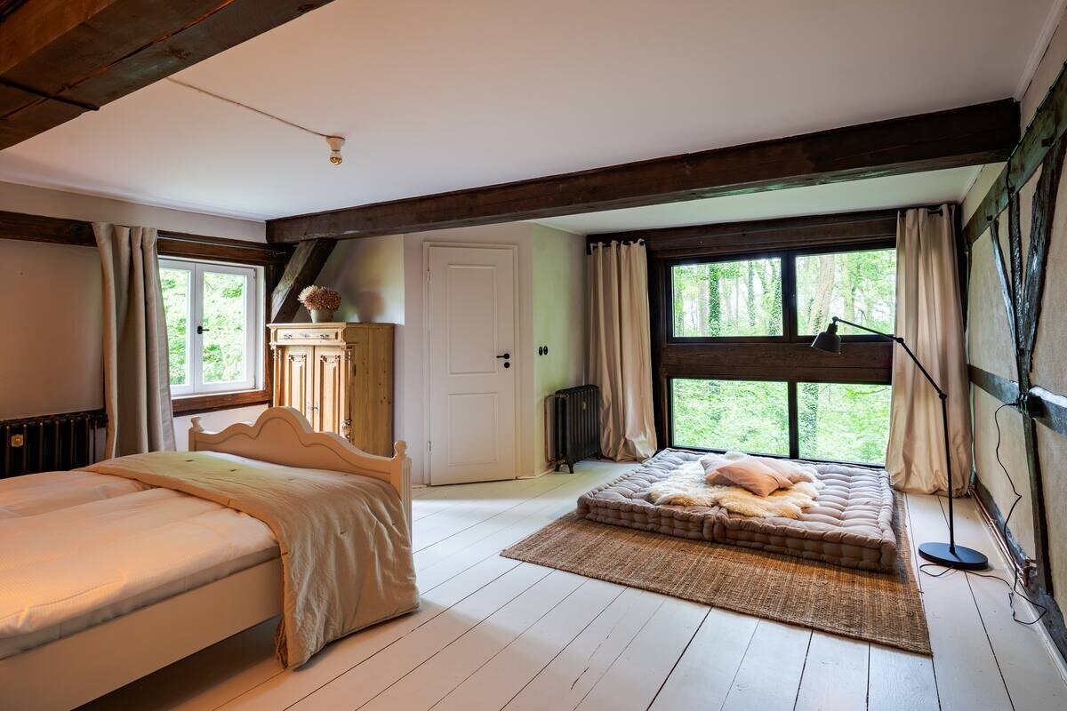 Schlafzimmer-3-2-Wassermühle-Triglitz-Ferienunterkunft-Deutschland