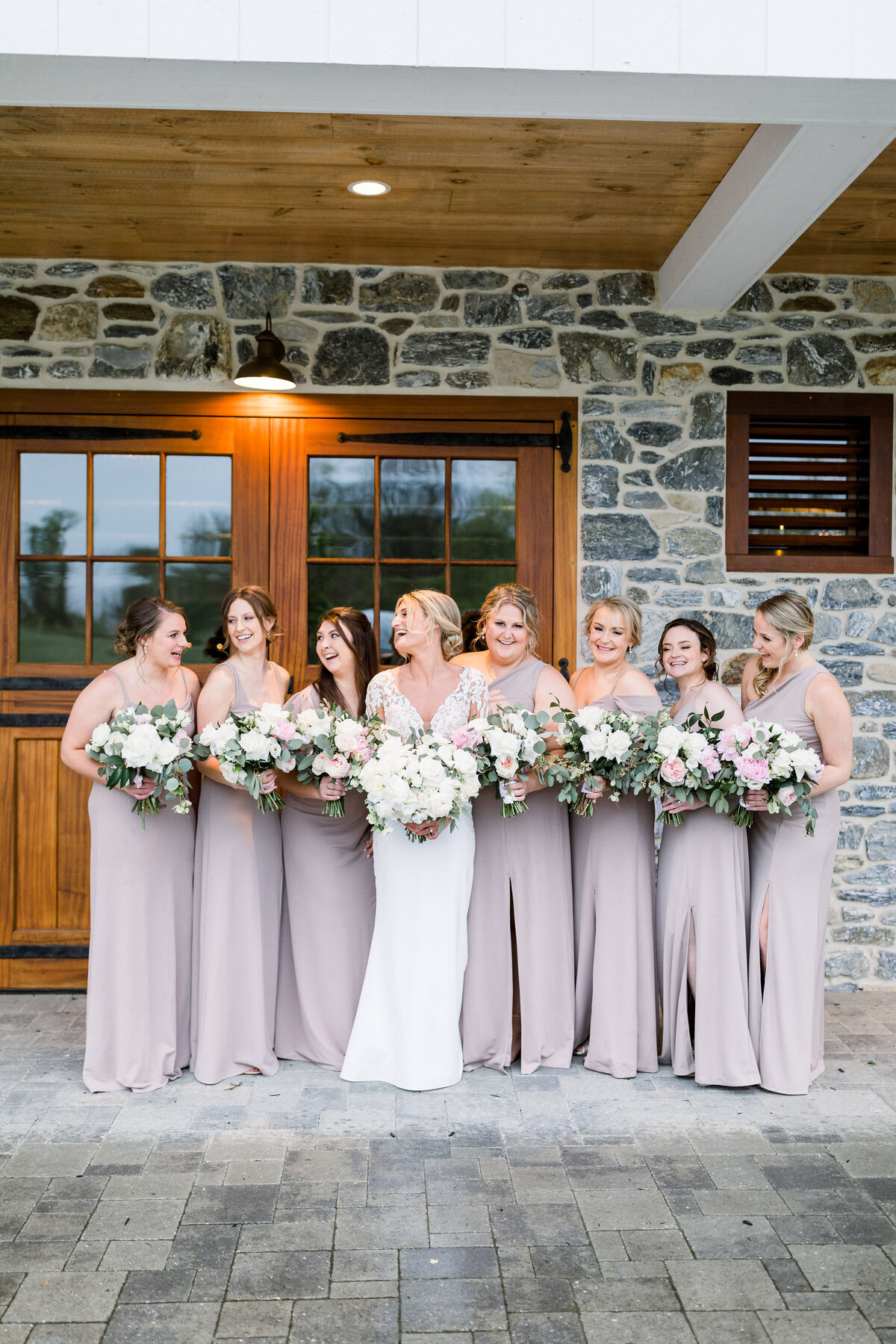 Wedding Party Bluestone Estate Katie Fri Photography