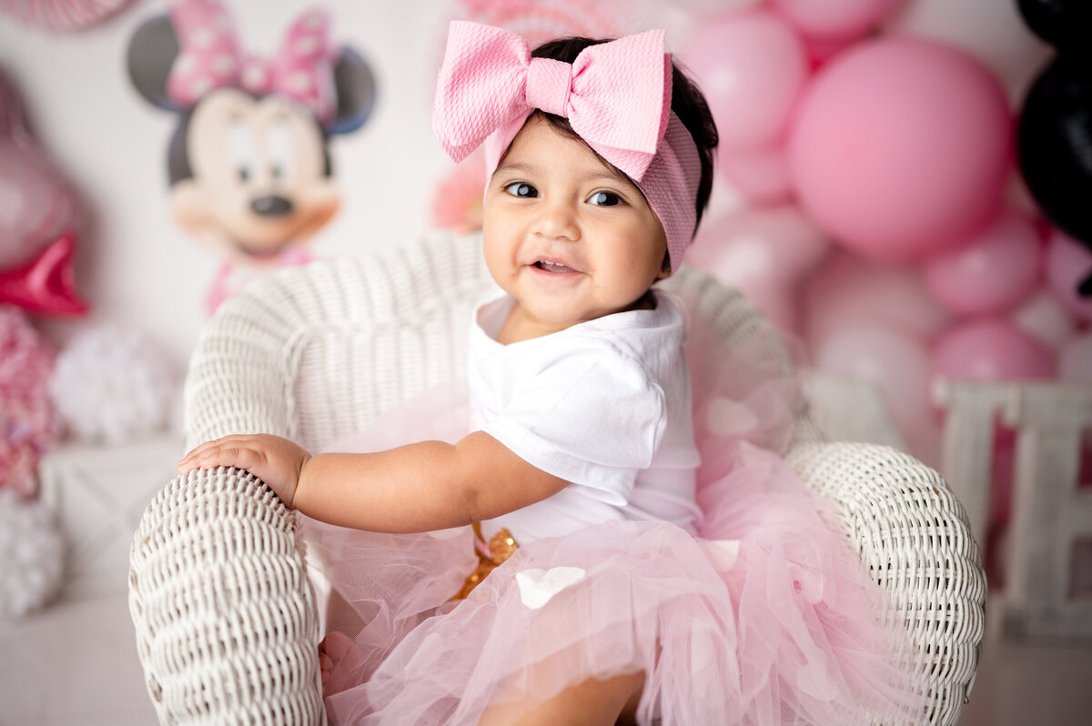 minnie mouse first birthday cake  smash