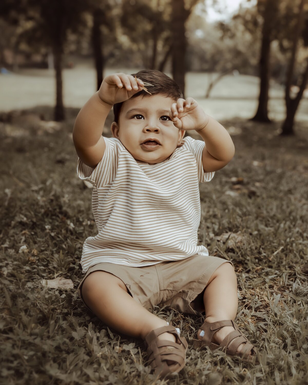 Los Angeles Candid Boy Laughing Portrait
