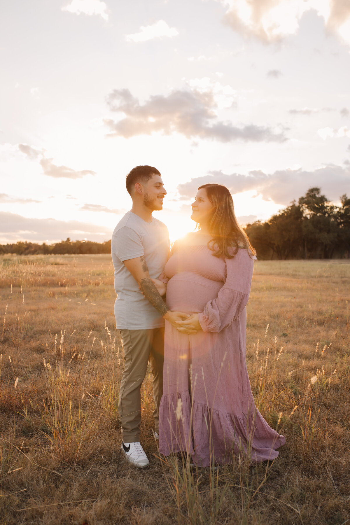 Golden Hour Maternity Shoot
