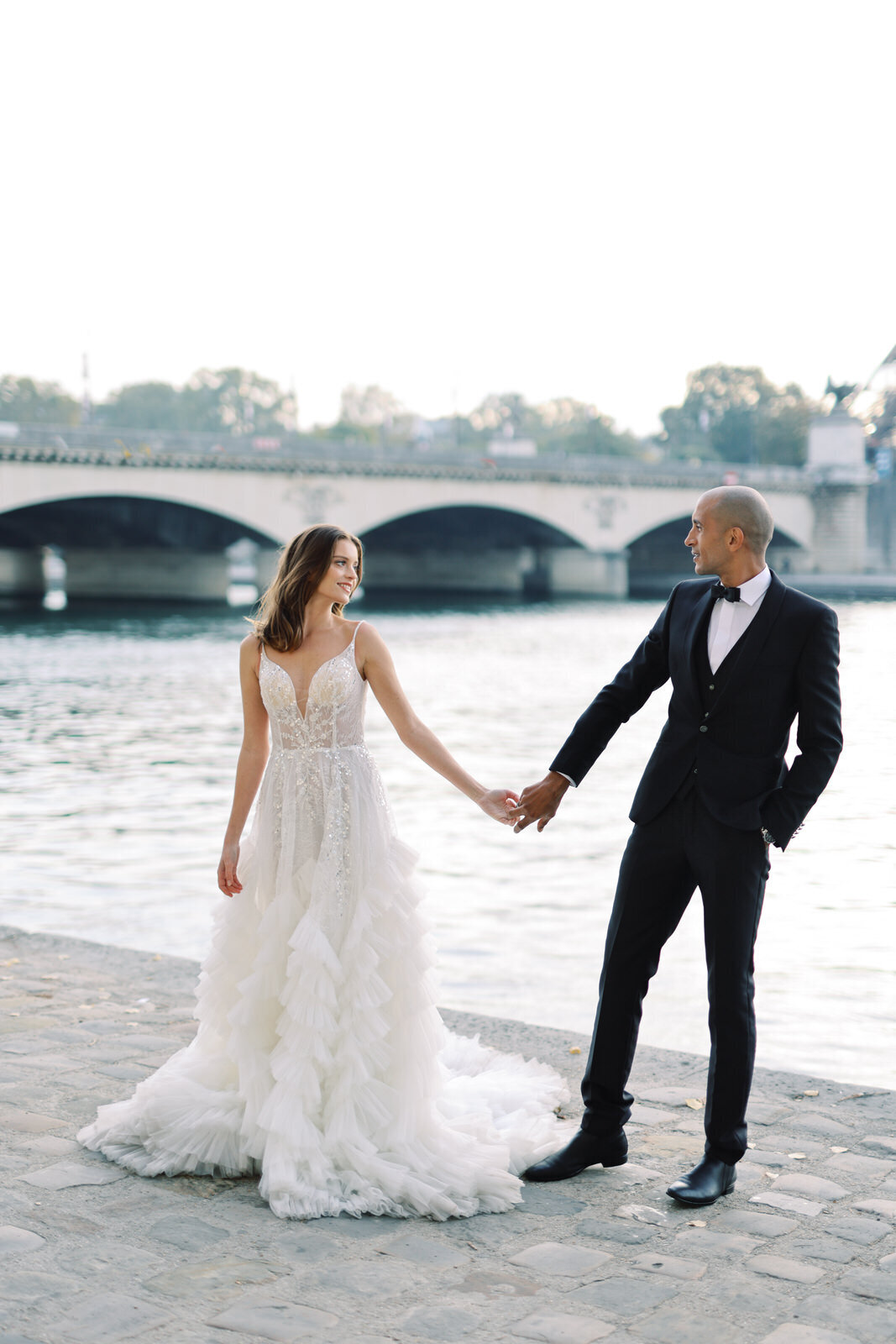 Modern Film Wedding Photography in Paris France 37
