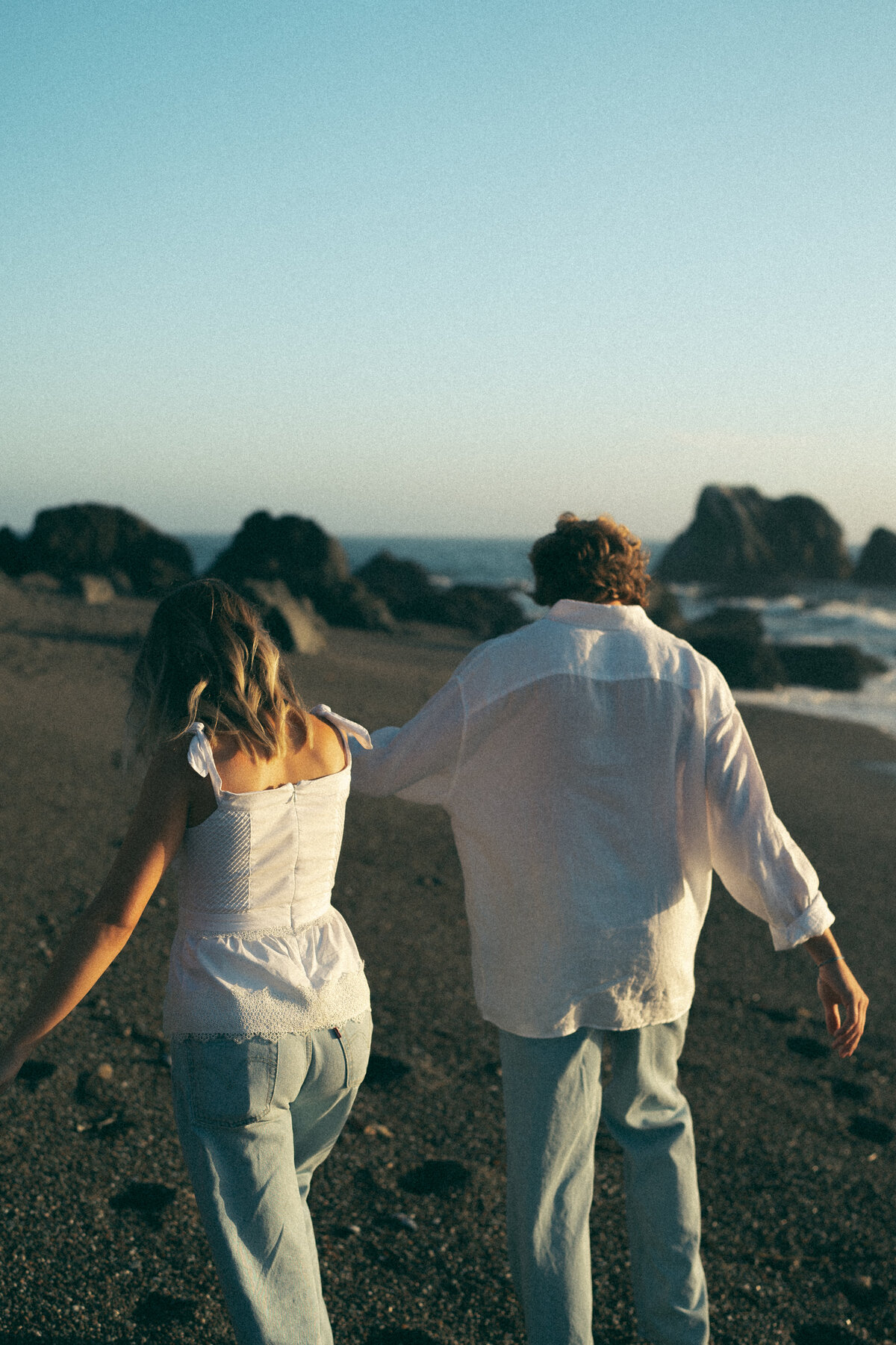 Whimsical Engagement Couples Photoshoot - Sonoma Coast, California