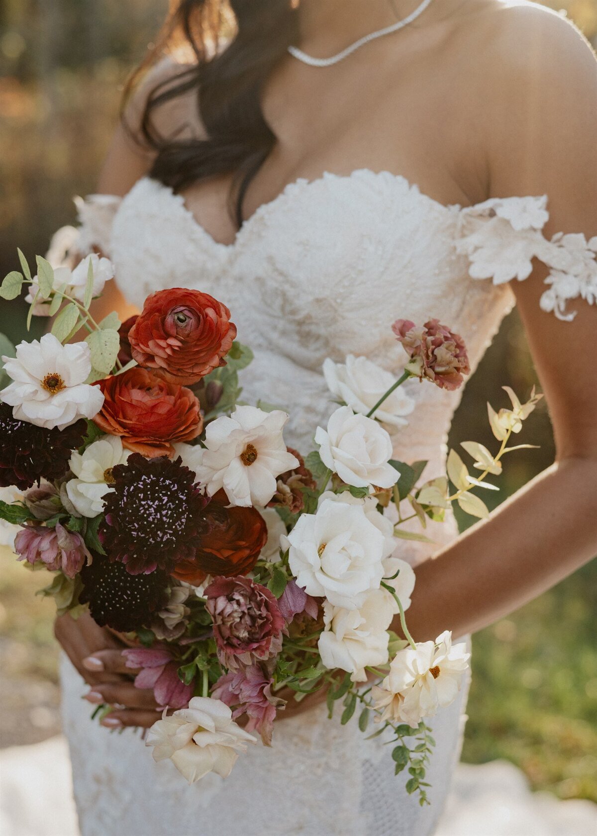 lilac purple dusty rose wedding bouquet