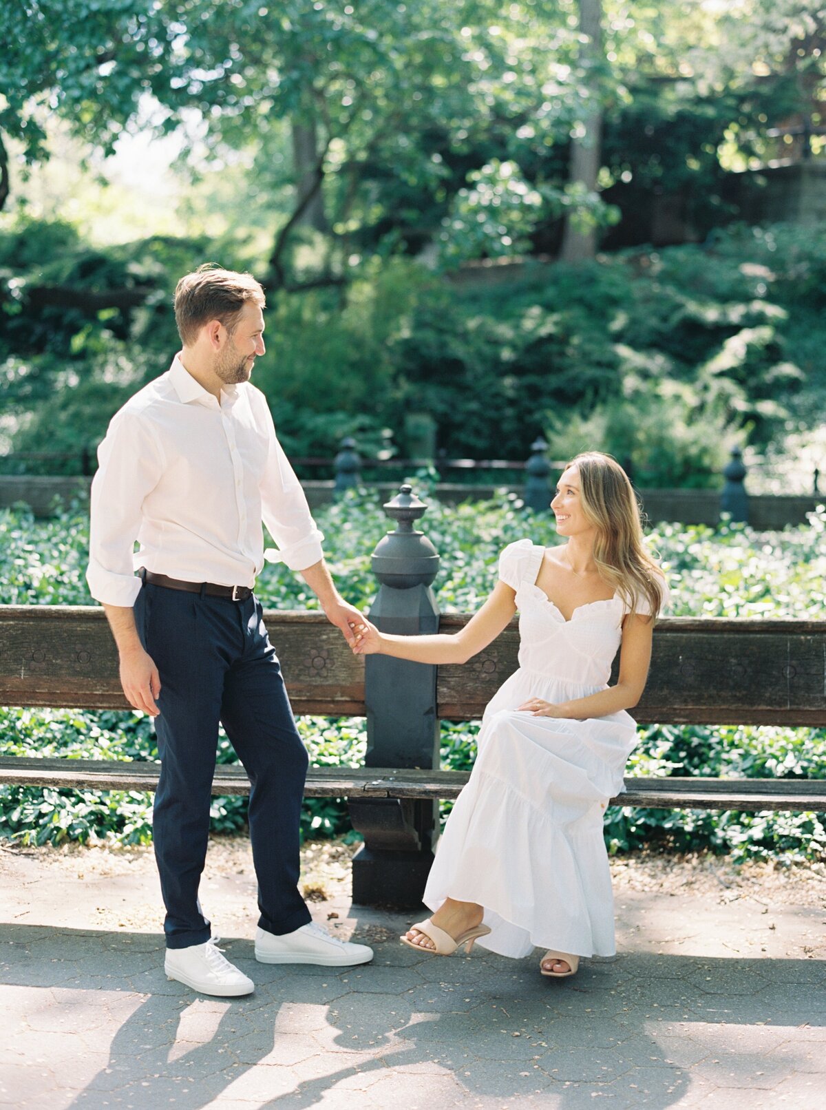 Iconic Central Park engagement session with Colleen Anne Lenneahn