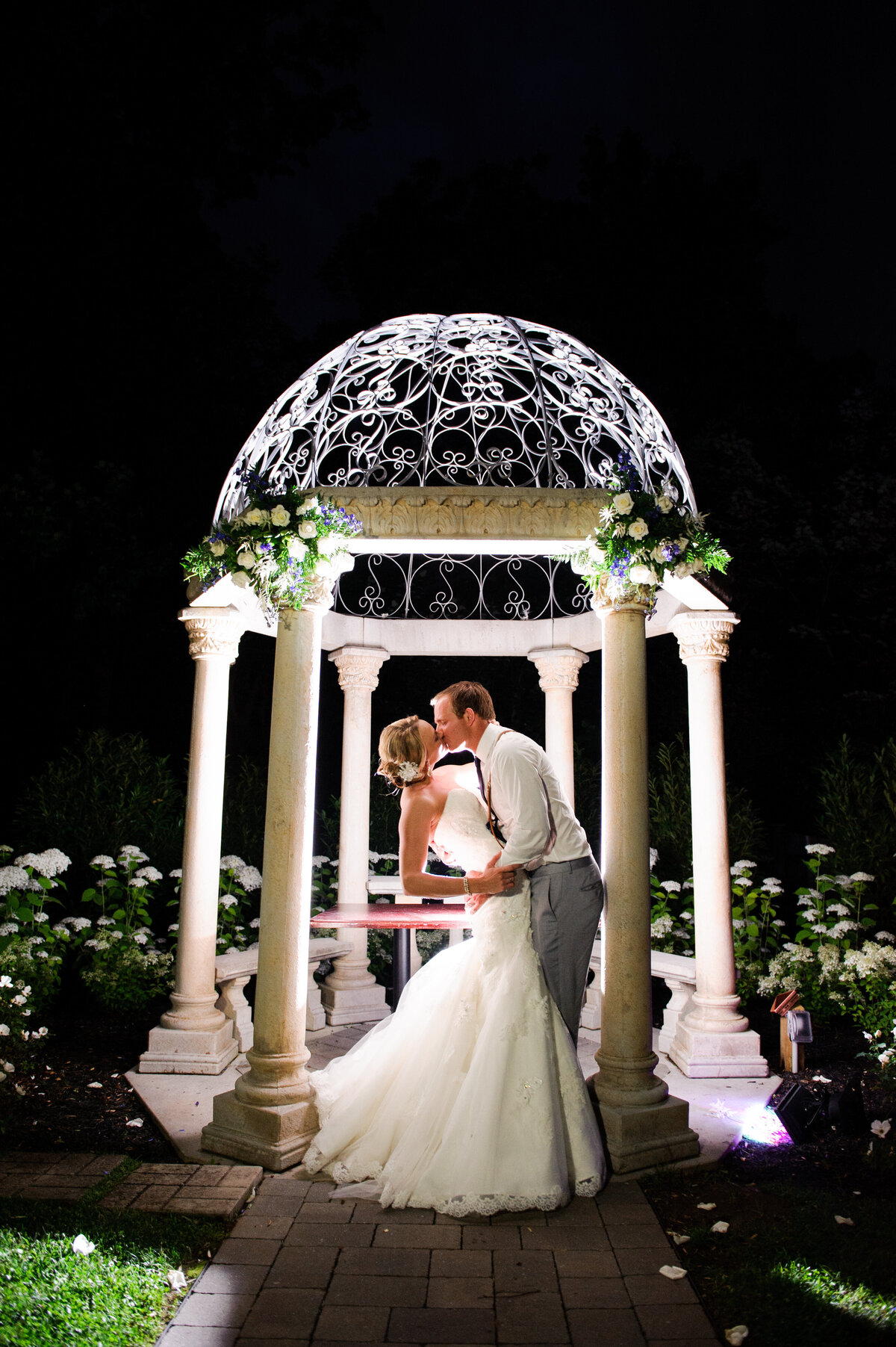wedding night shot