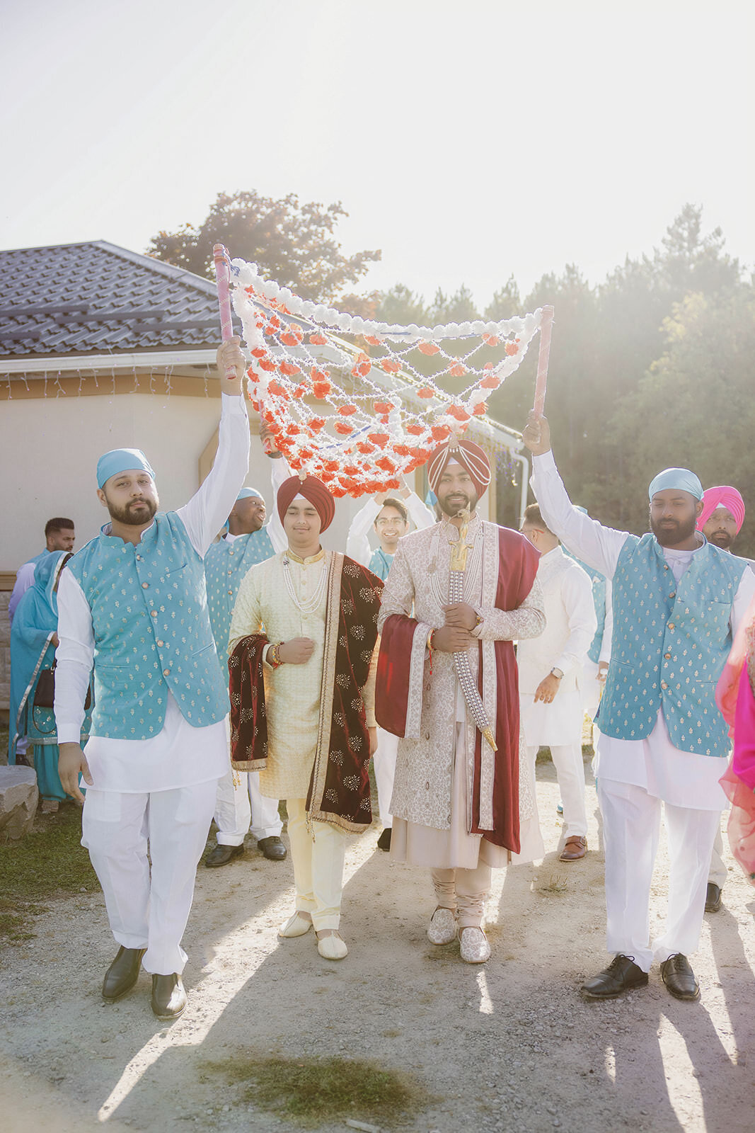 Indian bride and groom portrait - toronto wedding photographer