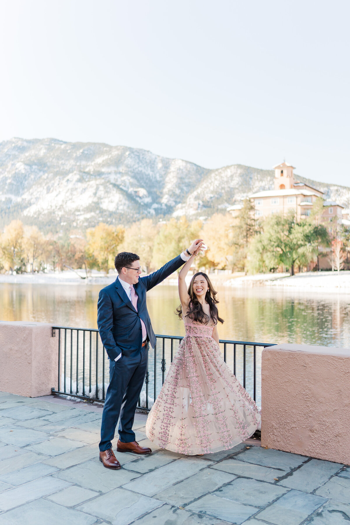 The Broadmoor Hotel Winter Wedding Colorado Springs Romantic Engagement Elena Spraguer Photography 0005
