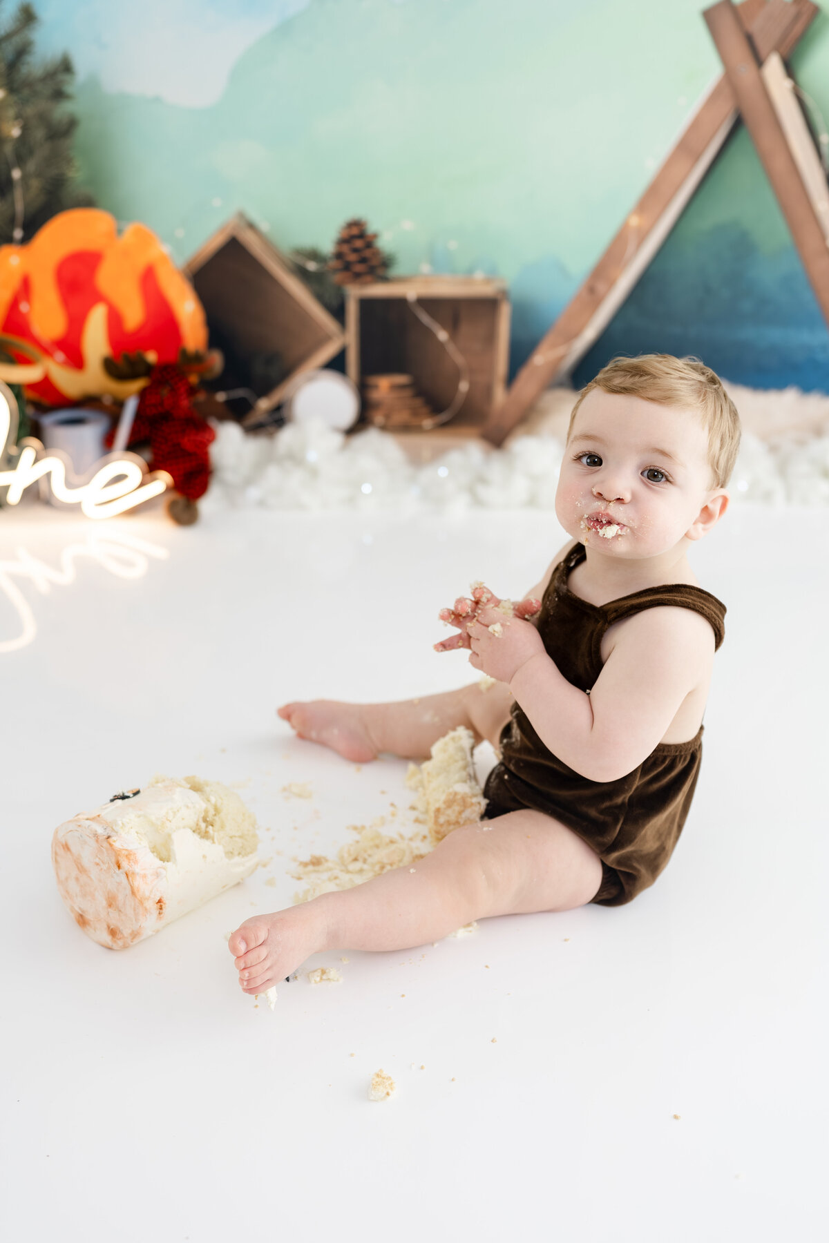 Cake Smash and Splash - Logan-42