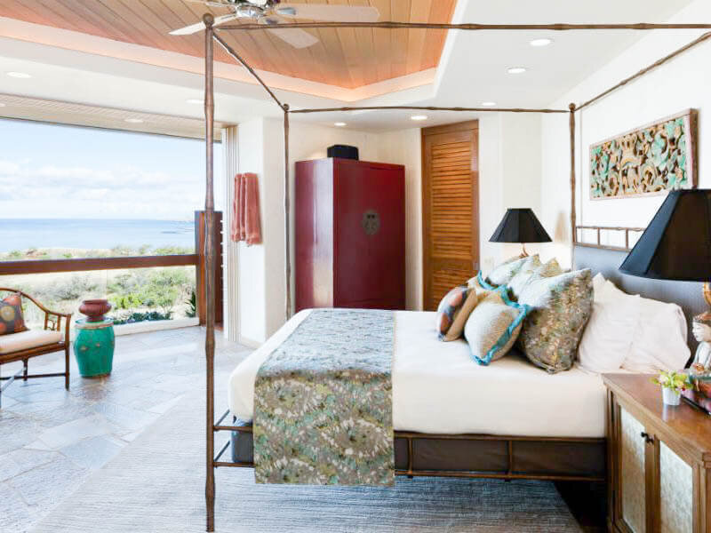 Bedroom 3 at Mauna Kea Hawaii residence
