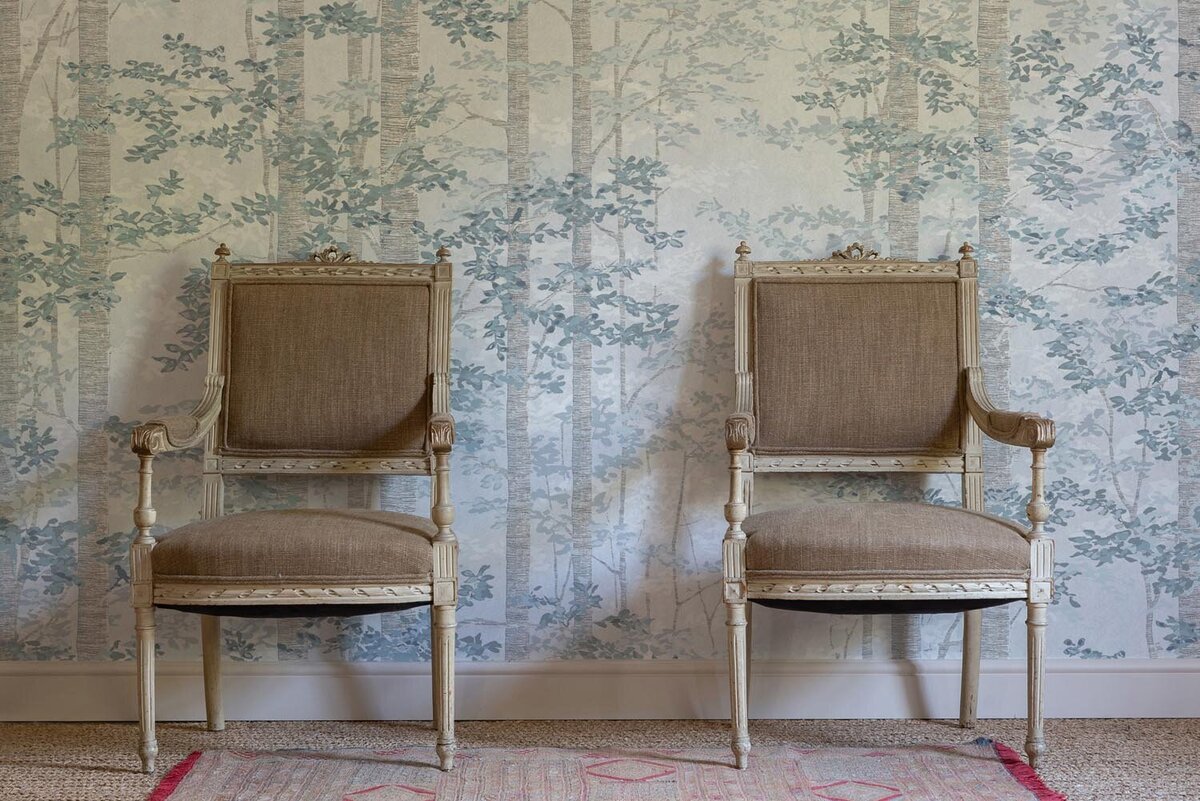 BOSKY Blue Yonder Wallpaper - Lewis and Wood