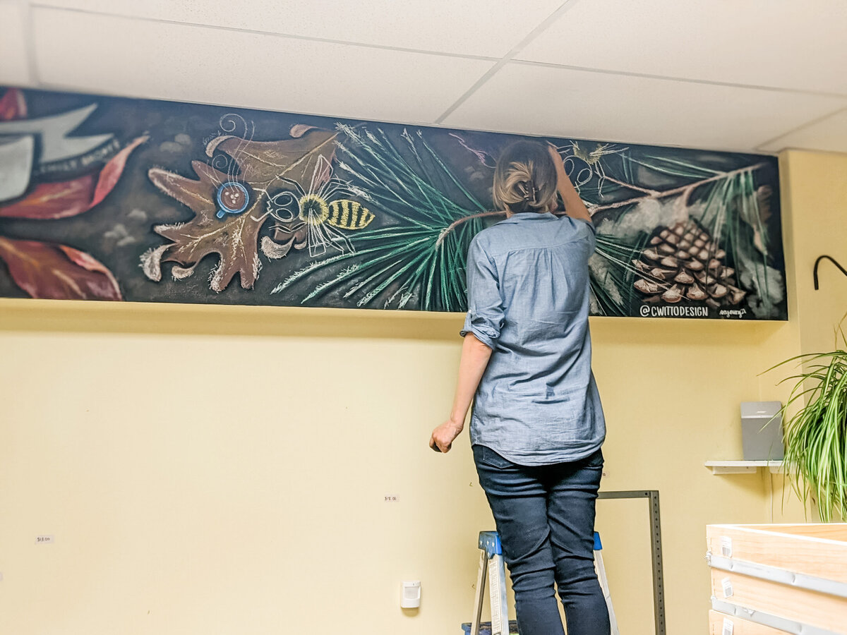 Chalk mural 2