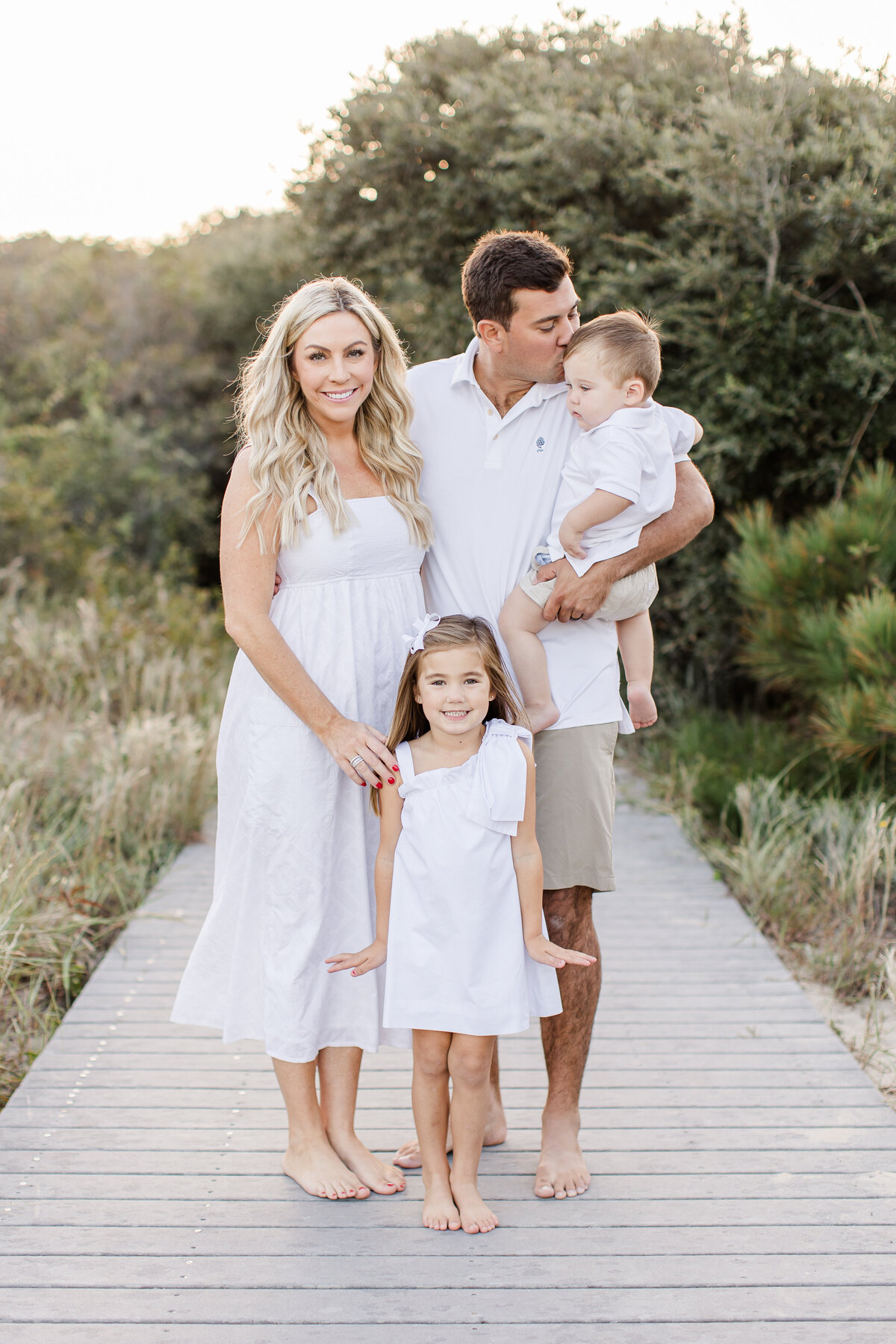 Virginia Beach family portrait session on the beach.