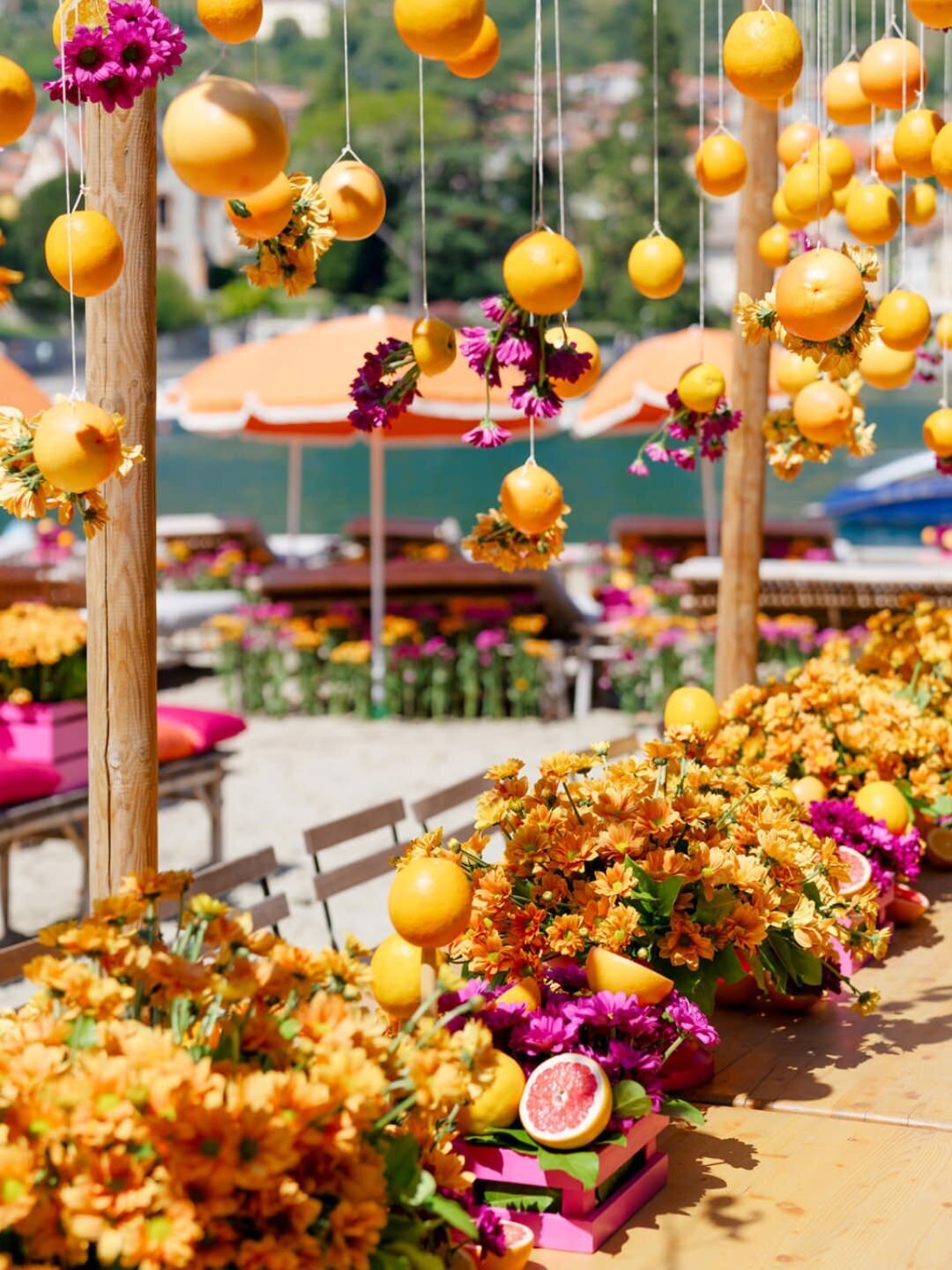 Lake Como Wedding Beach Party at @lidodilenno Alejandra Poupel6