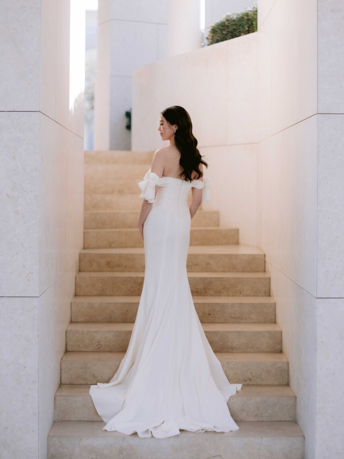 Bride in White Dress