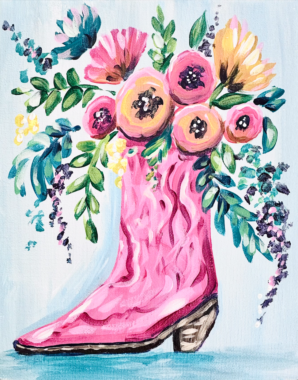 Floral Boot