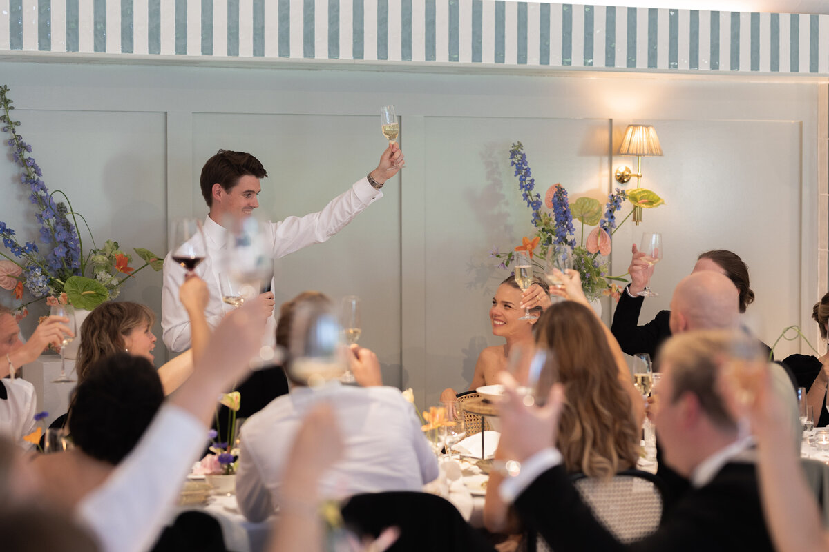 Dinner and speeches at Kin House