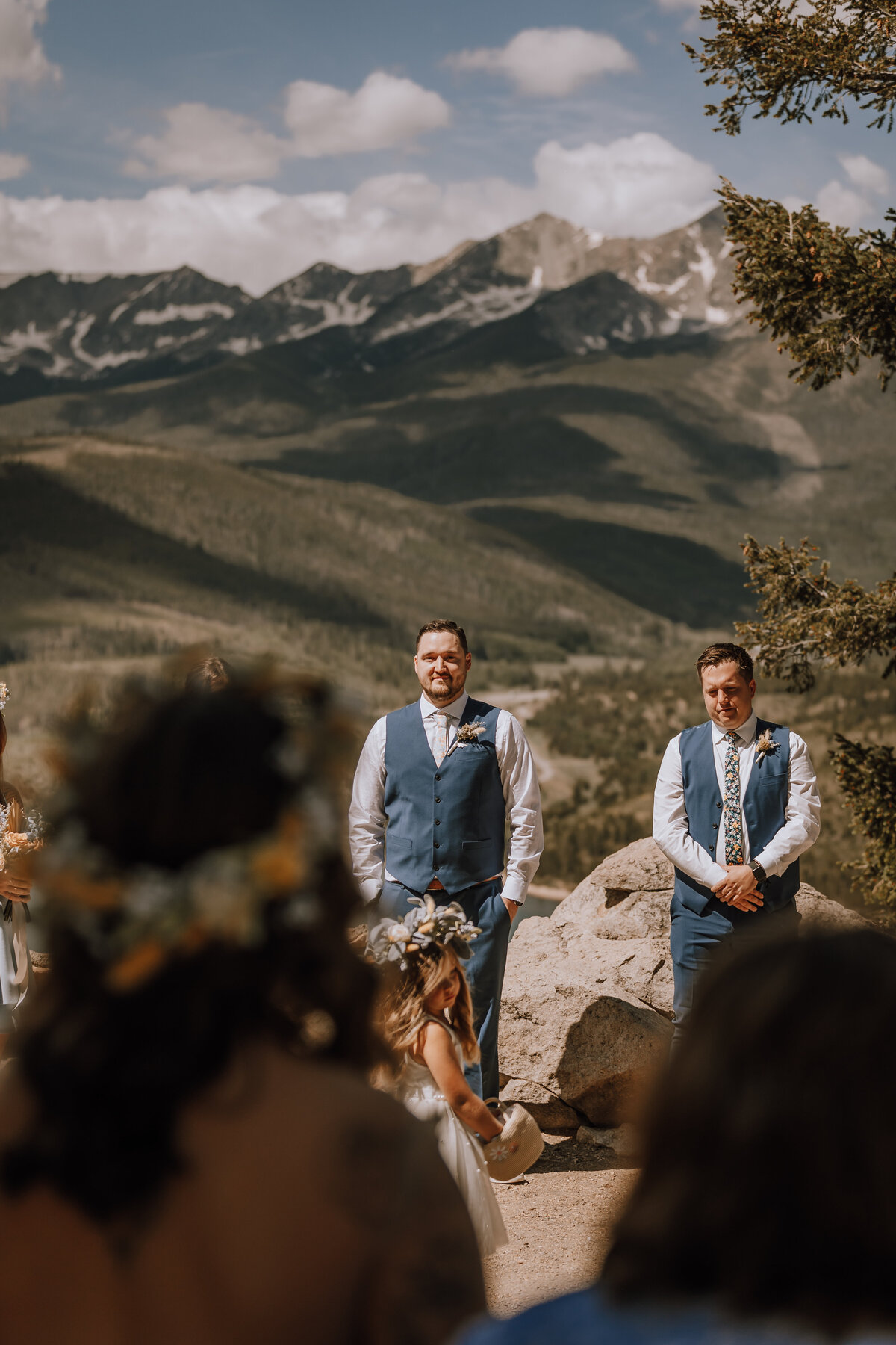 first look with groom