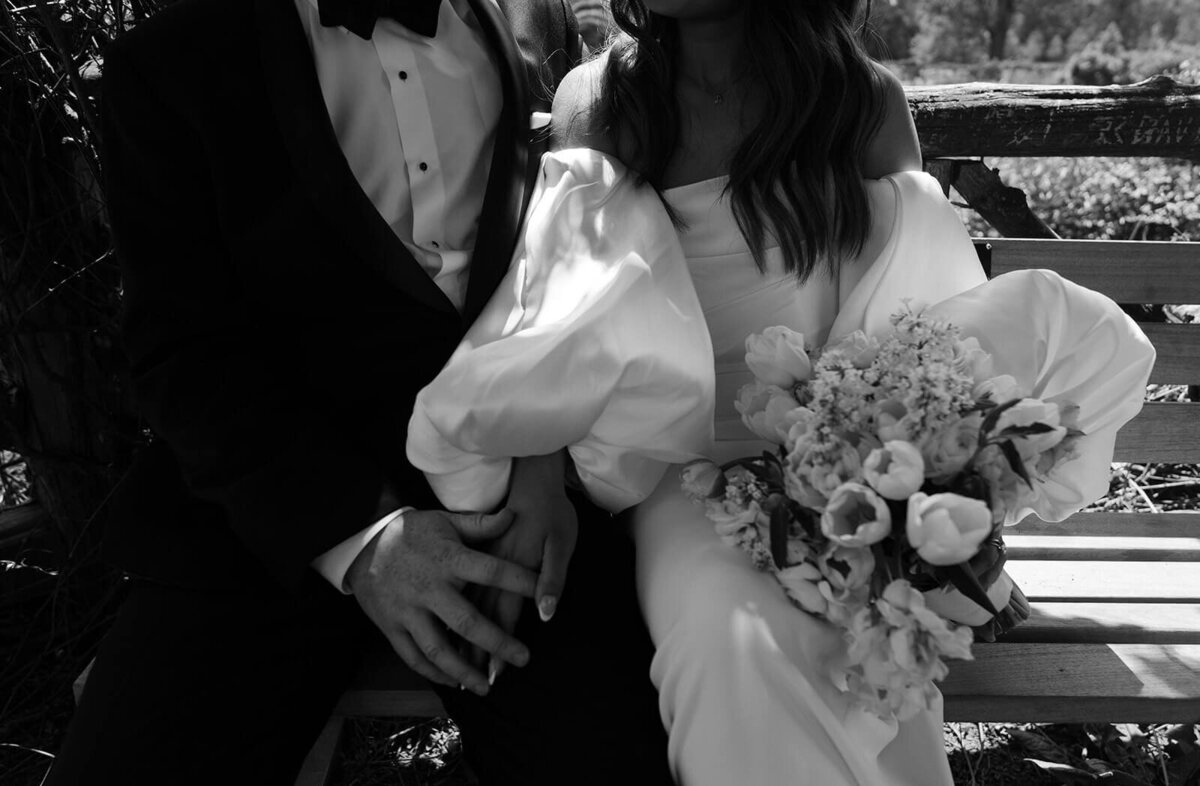 Detailed-shot-bride-and-groom-holding-hands-wedding-session-NY