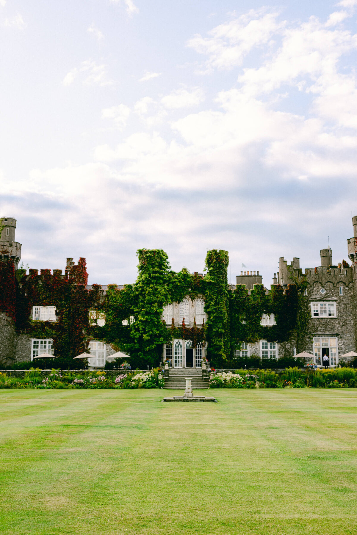 A wedding photo of the wedding venue Luttrellstown Castle