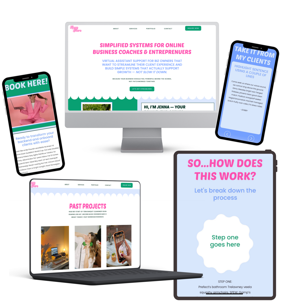Better Than Basic | Showit Website Template for VA's