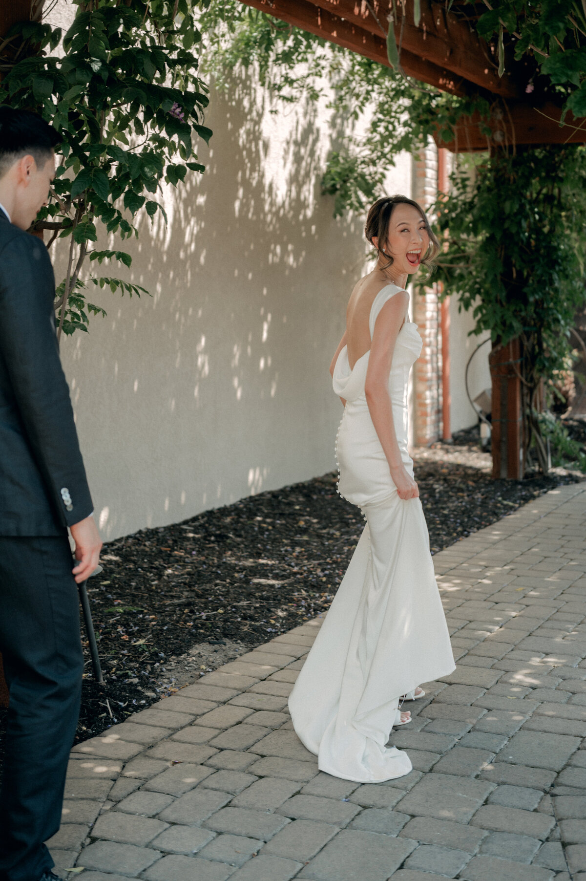 Phoebe & Jeremy Palm Event Center Wedding - Helena Wong Photography-86