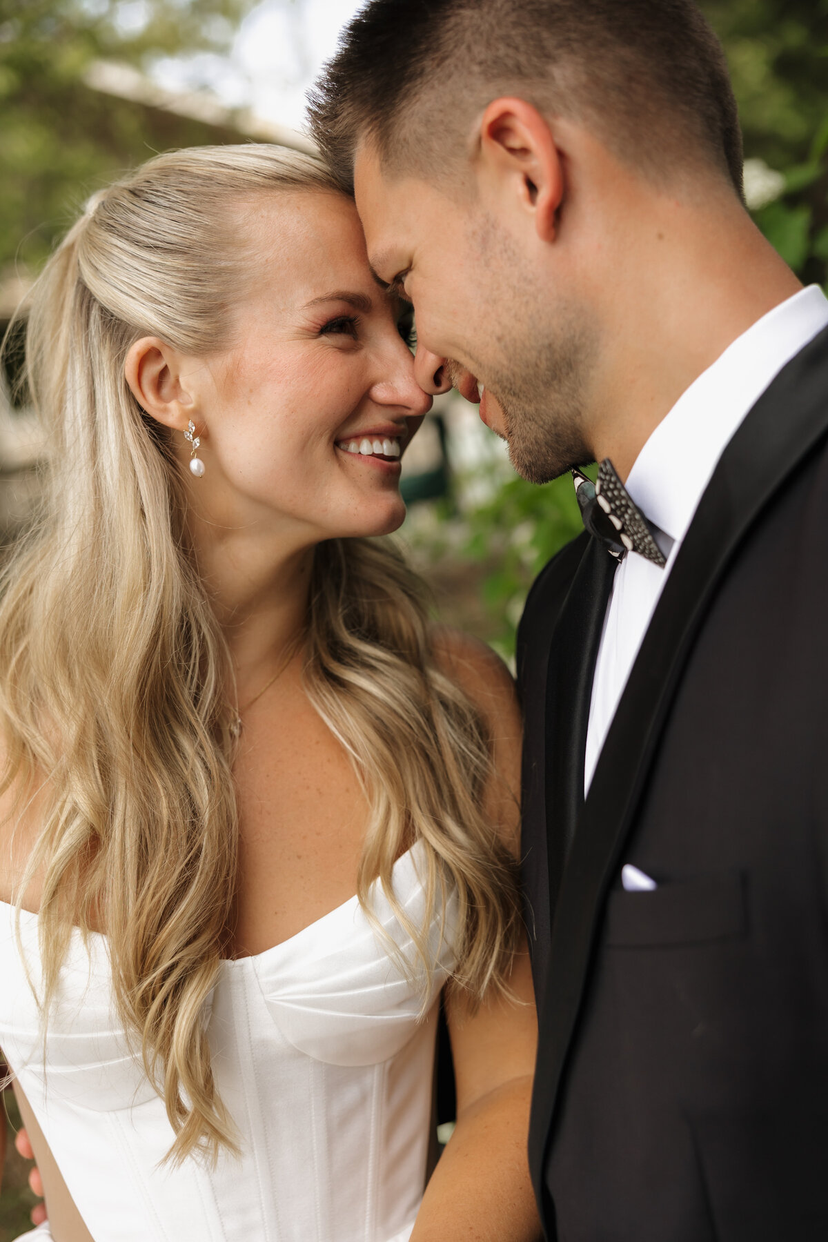 Wedding Portraits at Gordon Lodge in Door County 
