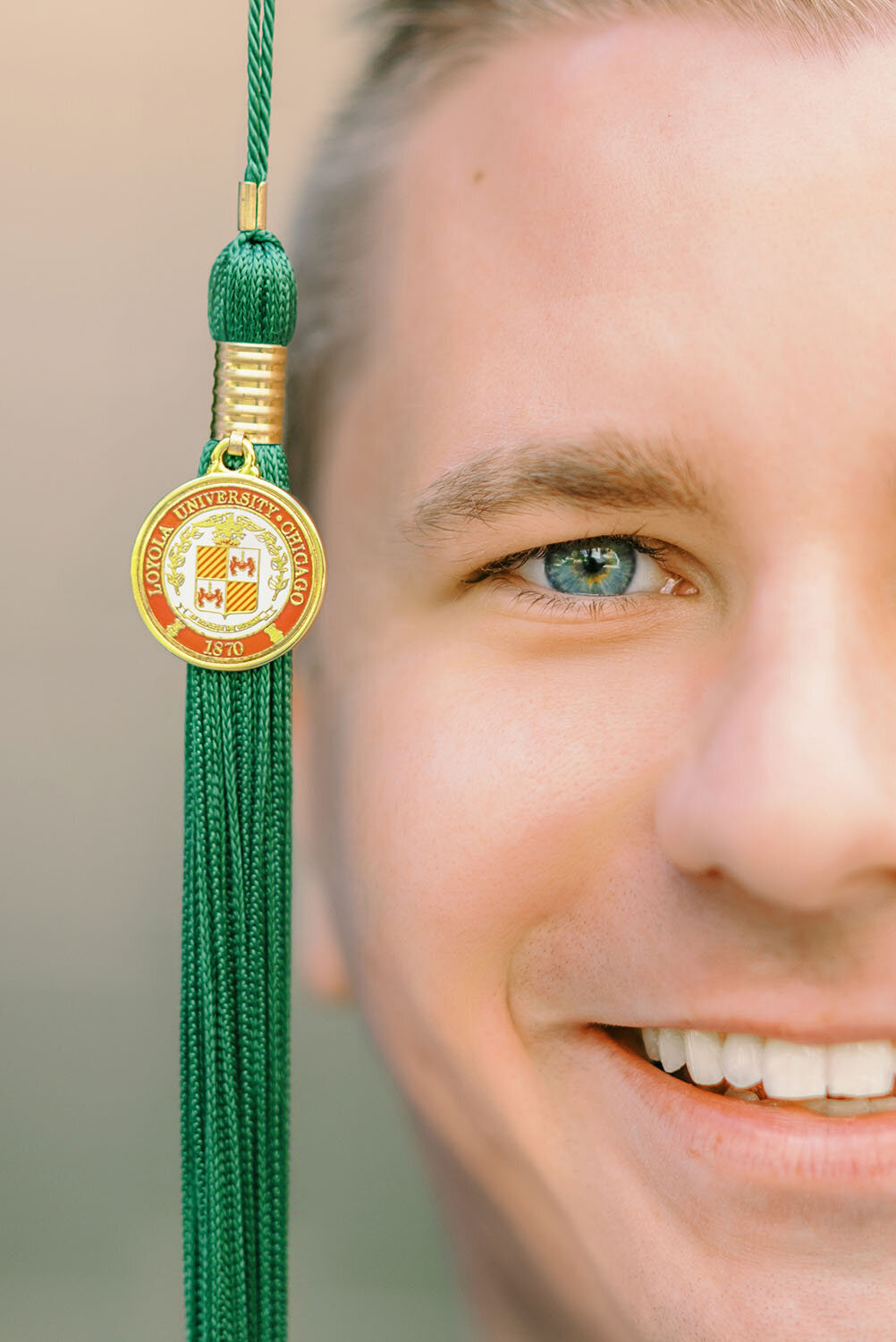 Closeup portrait of Medical School graduate from Loyola University Chicago