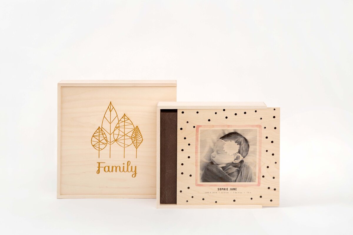 Wood Album Box