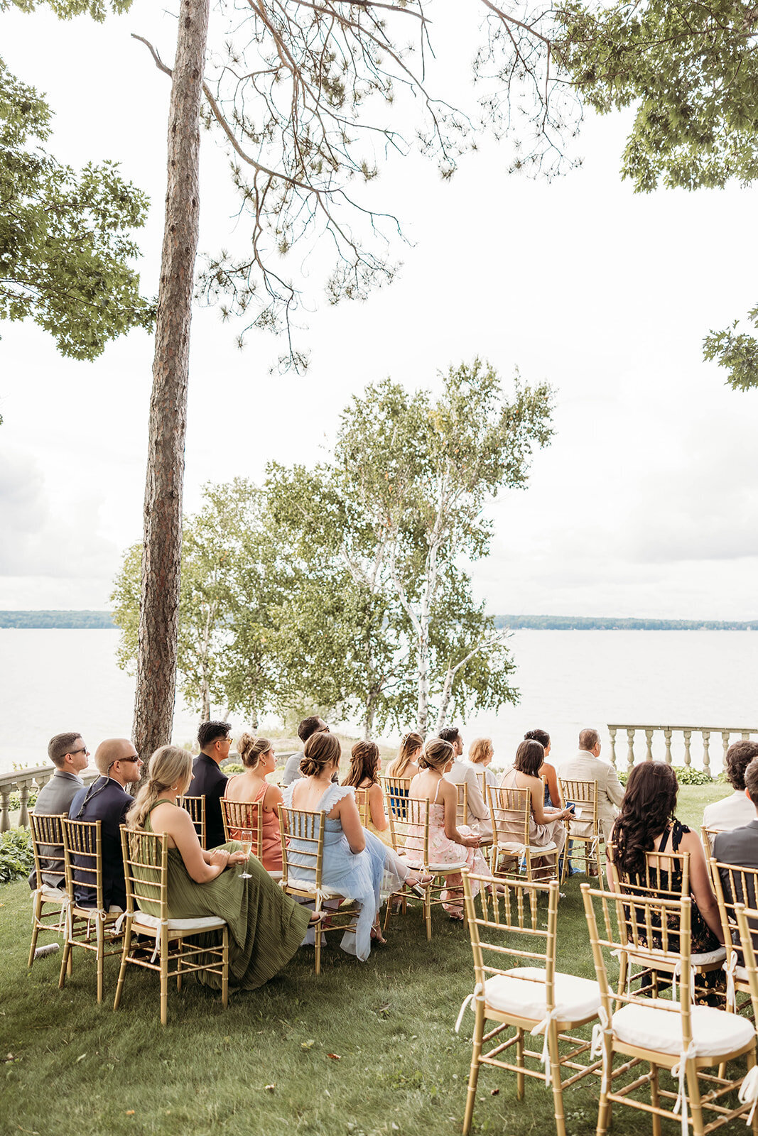 Red Pine Point Indian River Michigan Intimate Wedding Ceremony K. E. Rogers Photography-100